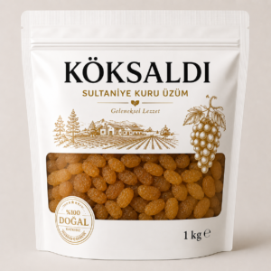 KÖKSALDI KLASİK SULTANİYE KURU ÜZÜM 1KG
